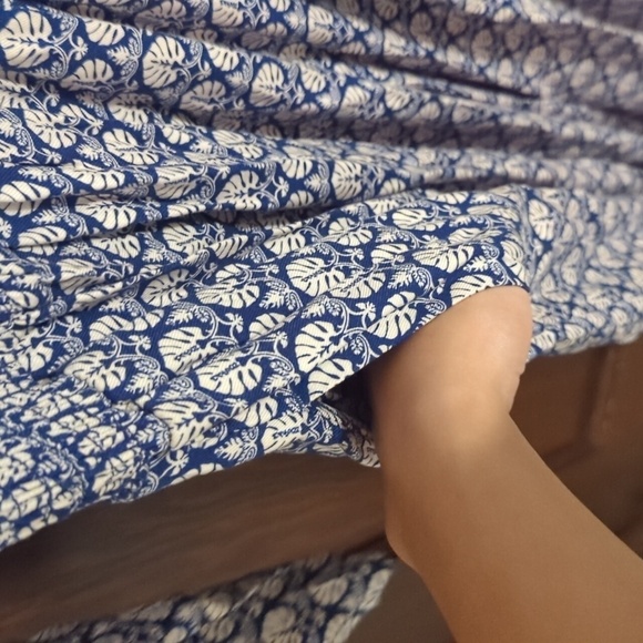 SCOTCH & SODA Blue & Cream Long Sleeve Jumpsuit All In One Size Medium - Picture 9 of 15